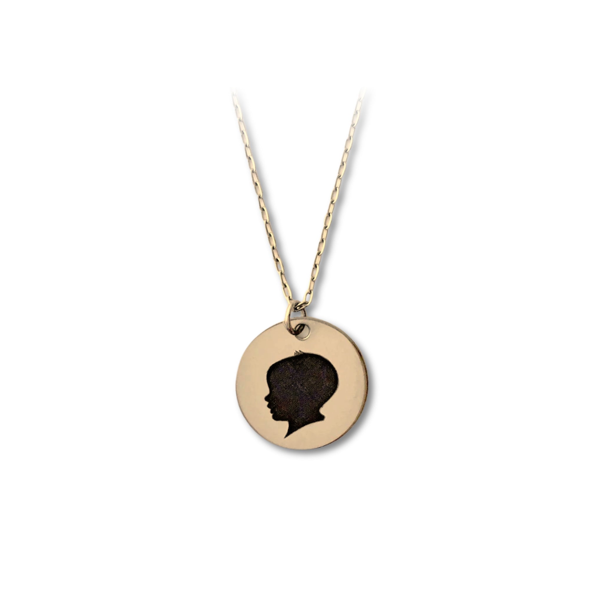 Silhouette Necklace (Gold)