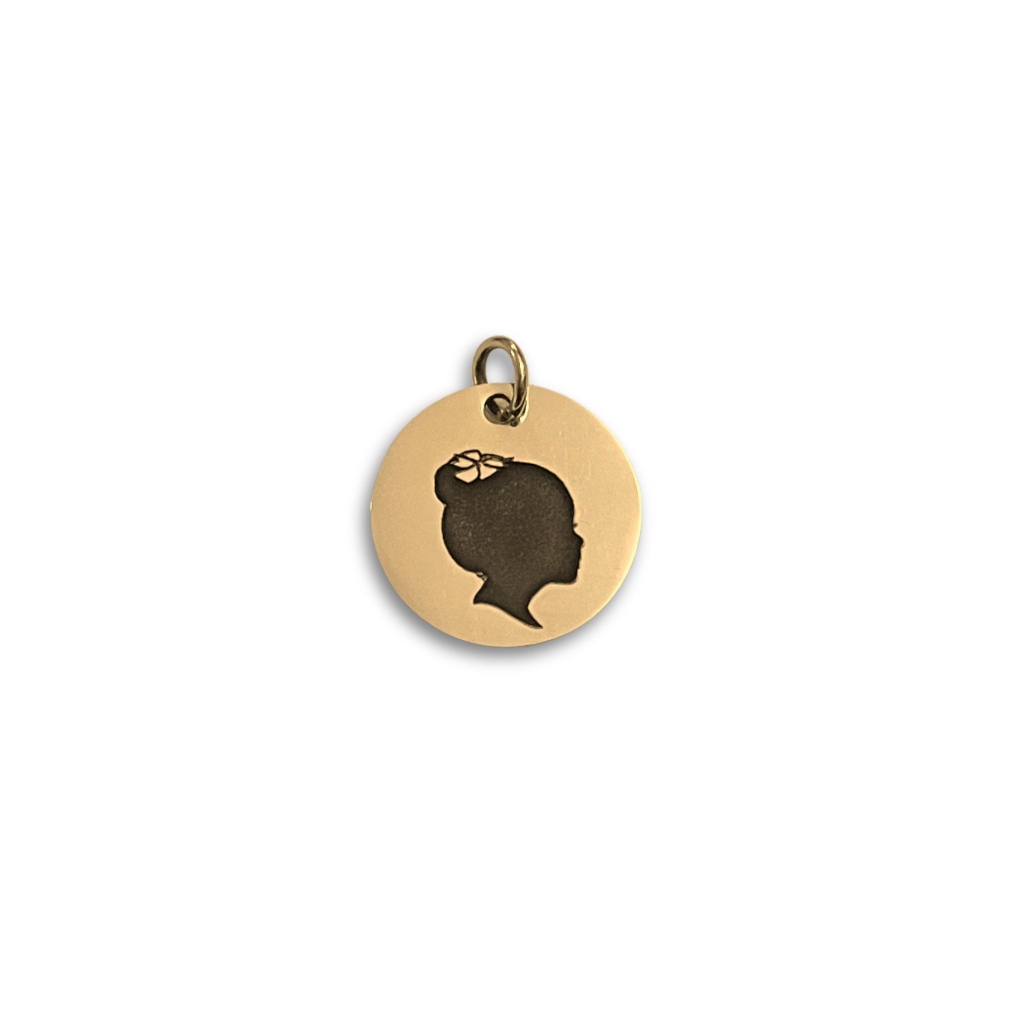 Silhouette Charm (Gold)