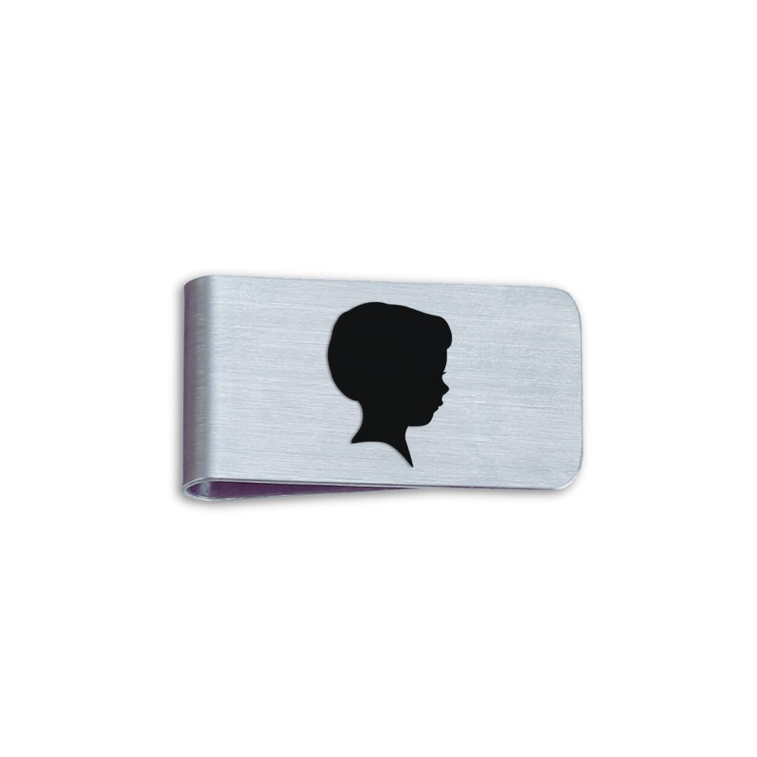 Silhouette Money Clip (one portrait)